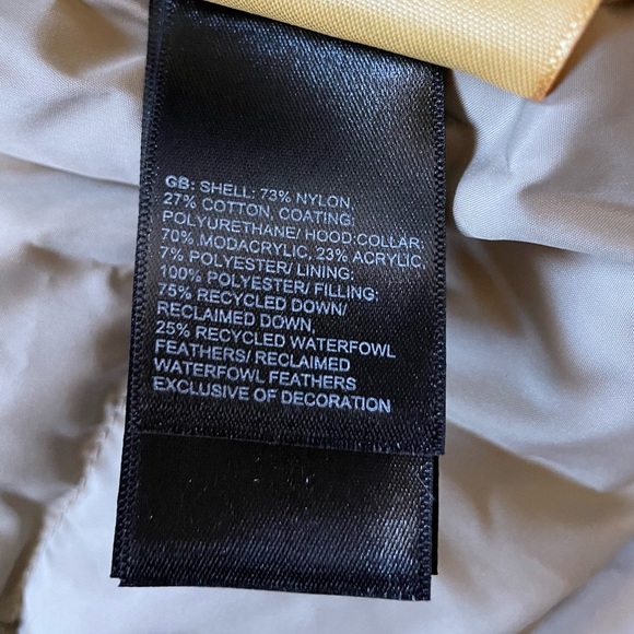 The North Face Women’s Arctic Parka Coat In Flax - Picture 8 of 10